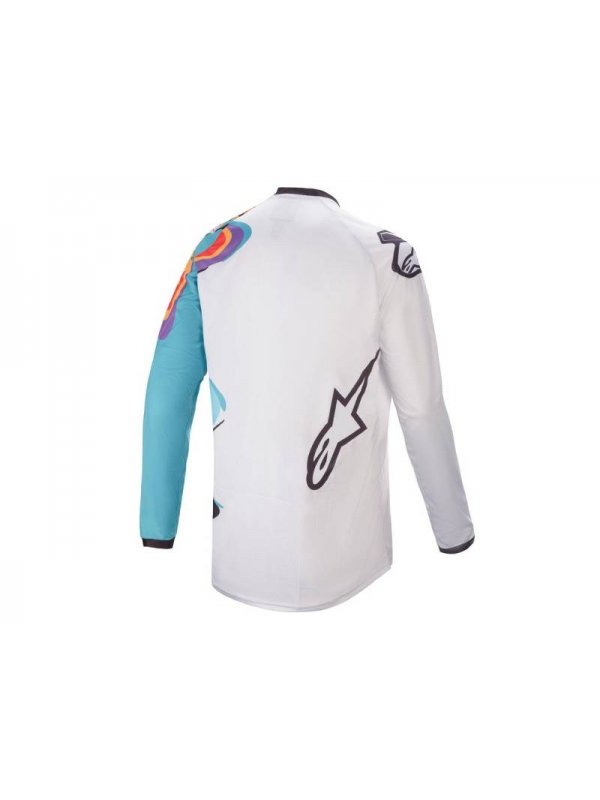 БЛУЗА ALPINESTARS RACER FLAGSHIP JERSEY OFF WHITE MULTICOLOR